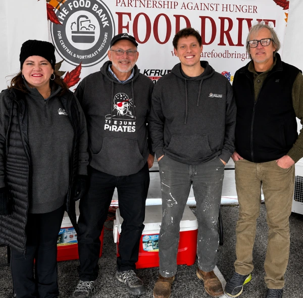 Junk Pirates volunteers at the Partnership Against Hunger Food Drive in Columbia.